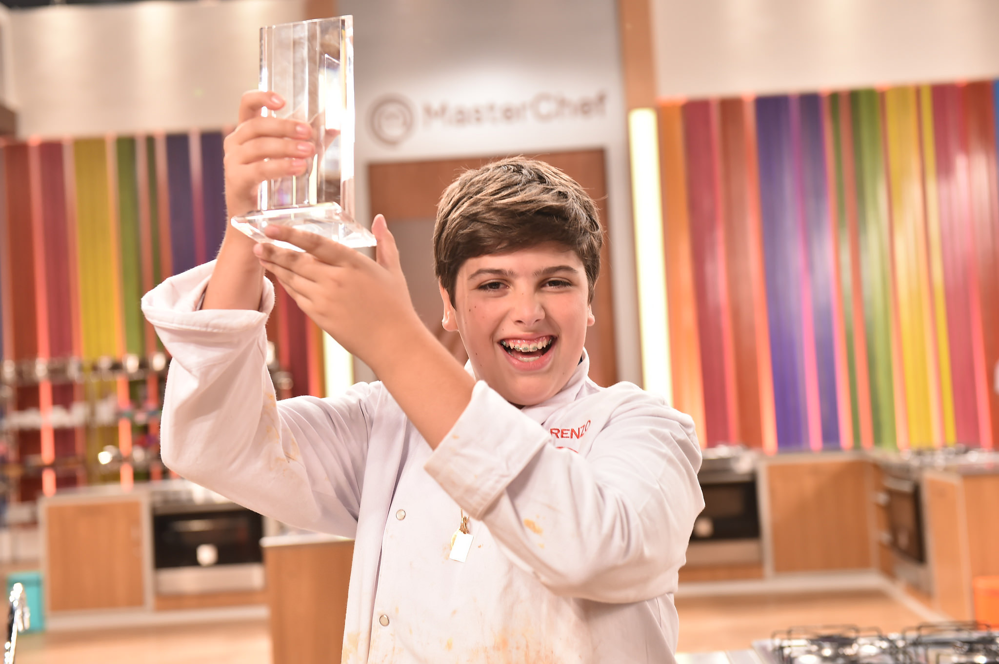 Lorenzo, vencedor da primeira edição do MasterChef Júnior Brasil