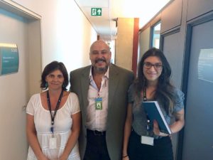 O secretário municipal de Esportes, Humberto Panzetti, durante visita à Casa da ONU, em Brasília, para reunião sobre o RDH. Foto: divulgação.