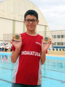 O estreante da equipe PCD Audrey Madera já garantiu duas medalhas de ouro. Foto: divulgação.