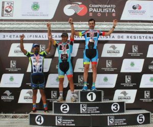 Dobradinha campeã do ranking geral na categoria Master A com José Conti em 1º lugar e Antônio Garcia em 2º lugar. Foto: Federação Paulista de Ciclismo.