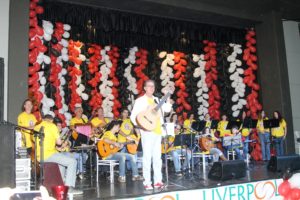 Apresentações instrumentais e de coral dos alunos do projeto 9 Musical integram a programação do sarau. Foto: Eduardo Turati.