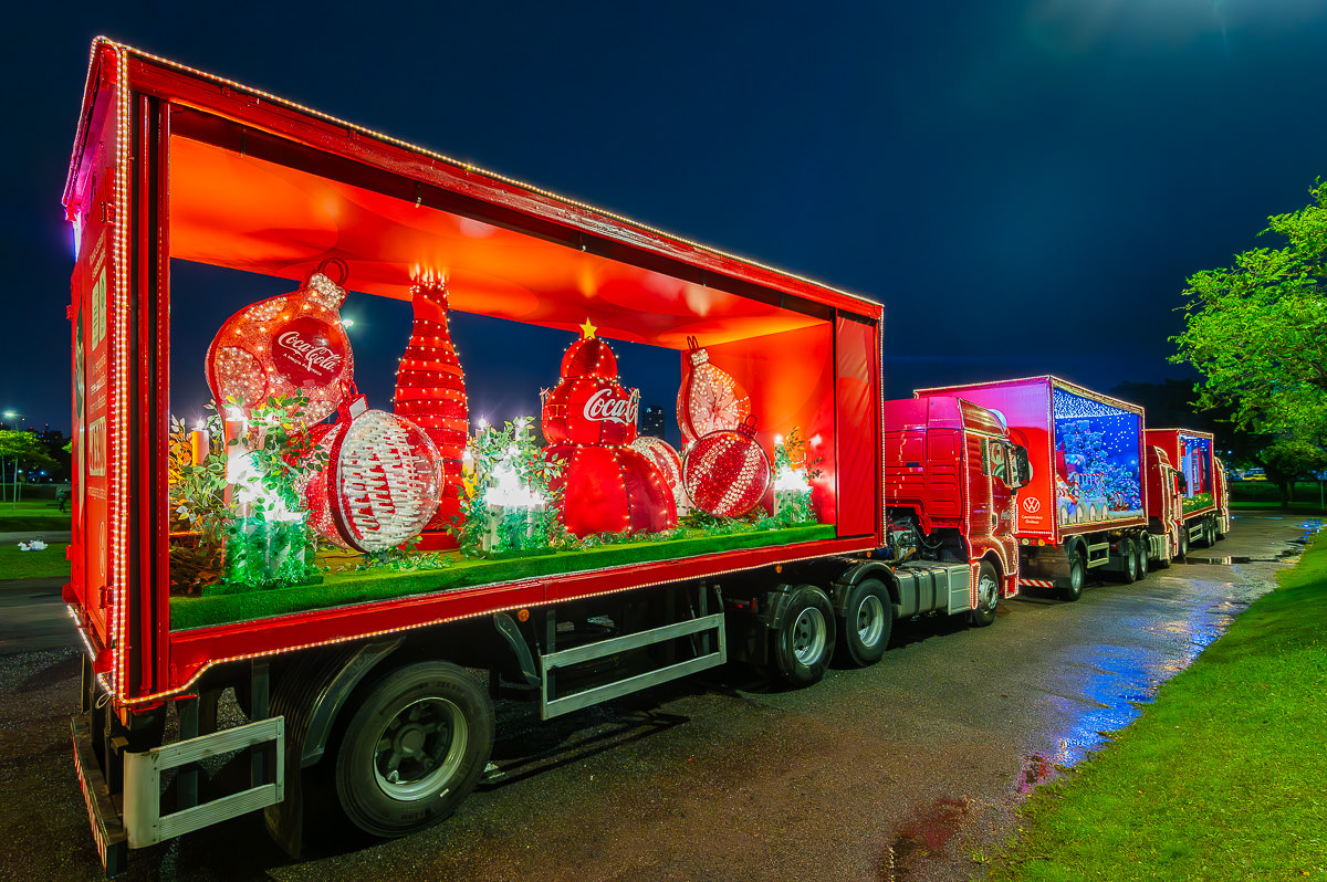 Caravana de Natal da Coca Cola FEMSA Brasil chega a Indaiatuba em