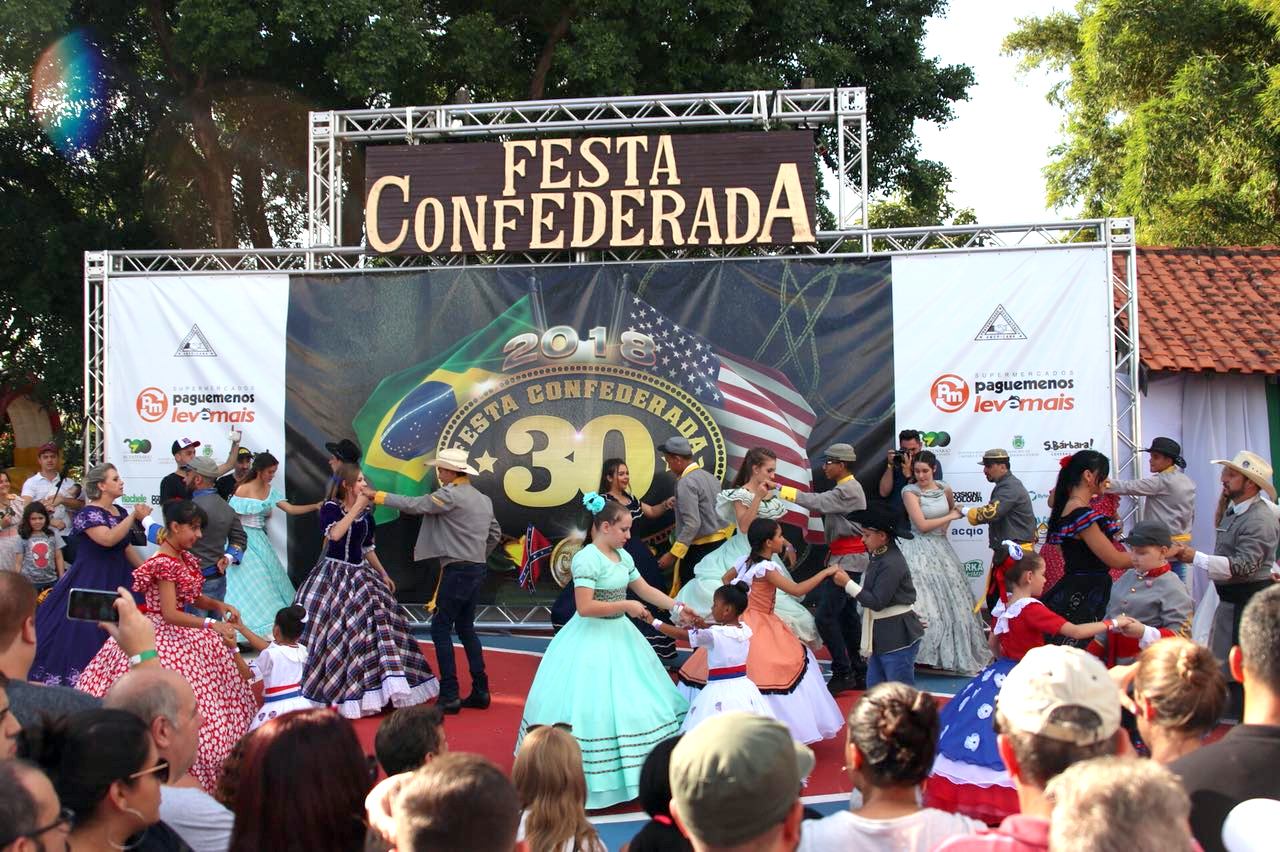 30ª Festa Confederada reúne 2500 pessoas em Santa Bárbara Kleber